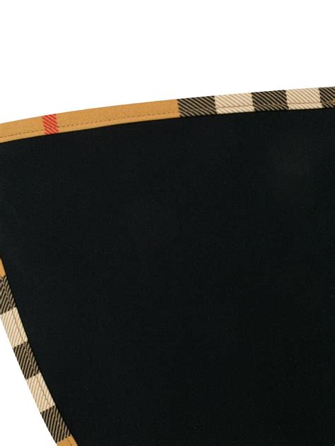 burberry check trim triangle.